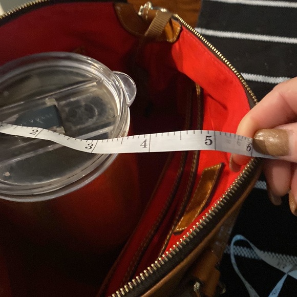 Dooney &Bourke brown leather satchel - Picture 9 of 12